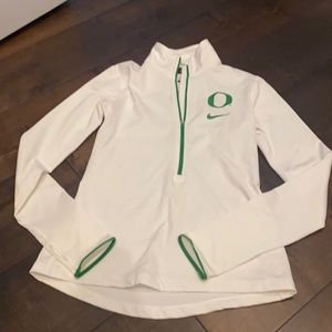 University of Oregon Nike 1/2 zip.  Like new